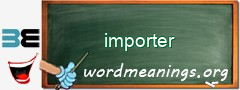 WordMeaning blackboard for importer